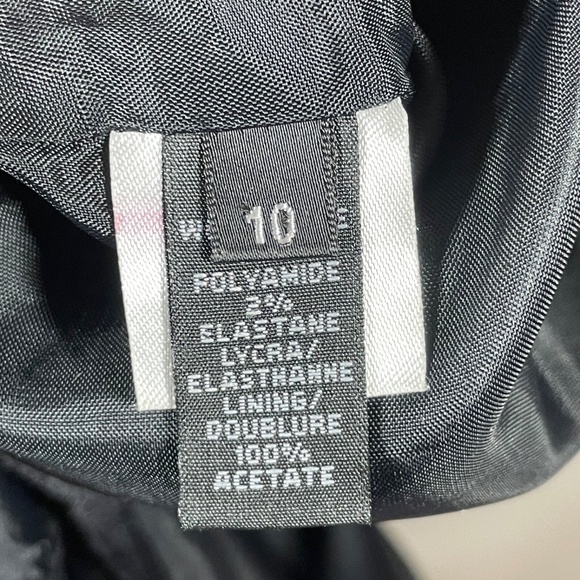 NEW Robert Rodriguez Dress Womens 10 black designer cocktail strapless - Picture 6 of 10